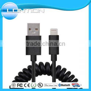 Factory Offer Flexible Spring Coiled Cord Mfi Usb Cable for Smartphones photo-2