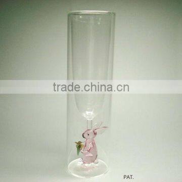 Rabbit glass Champagne glass