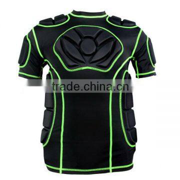 American Football Padded Protective Top Short Sleeve