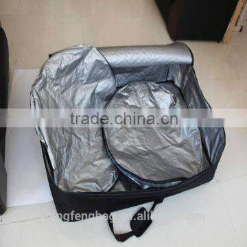 HEAVY DUTY High Quality Foldable Bicycle Transport Case Travel Bike Bag With Wheels Black photo-4