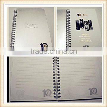 promotional spiral wire O recycled paper notebook sets