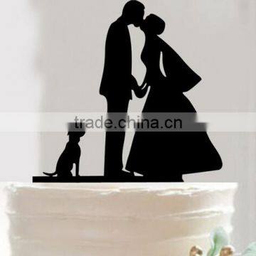 Personalized Kiss Birds With Initial Letter Wedding Cake Topper Keepsake Gifts