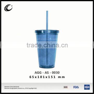 hot selling wholesale plastic city cup beer mug plastic plastic drinking mug with straw