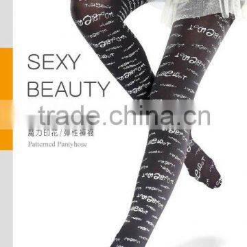 (28091-3)Printed Pantyhose