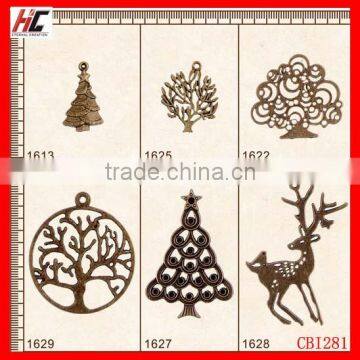 alloy tree pendant metal alloy pendant