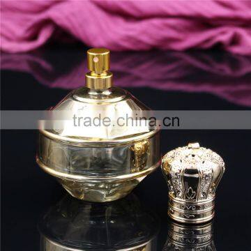 2016 New Design 100ml Arabic Gold Glass Spray Perfume Bottles photo-2