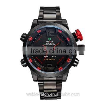 WEIDE 2309B New Arrival 2015 Full Stainless Steel Big Dial, Led Brand Men Wrist Watch photo-2