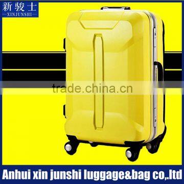 Fashion Hardshell Luggage Bag Aluminum Frame Airport Luggage Trolley