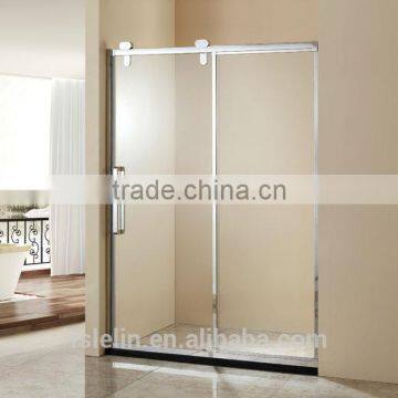 Foshan Lelin 304# stainless steel bath shower enclosure cabin vanity with 8~10mm tempered glass SS-15