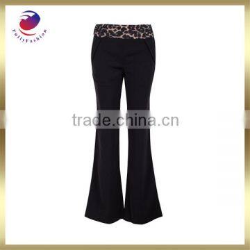 Tarsia flared pants