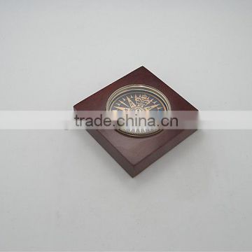 Gift Wooden Chassis Handmade Magnetic Compass