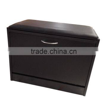 best quality shoes cabinet with sofa seat