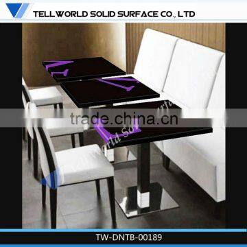 2014 Modern acylic Dining Table And Chair