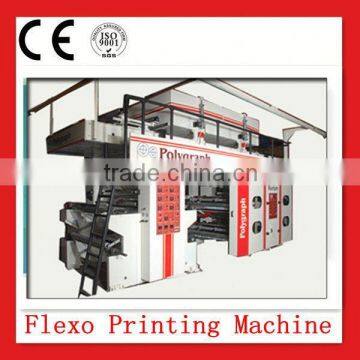 Four Colors PE Film Roll Flexographic Printing Machine