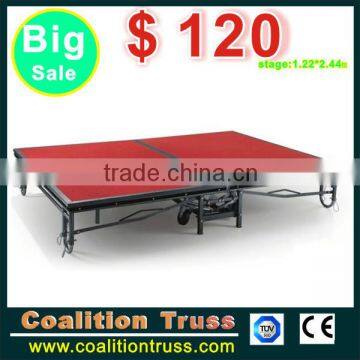 outdoor stage platform, aluminum stage platform, folding stage platform