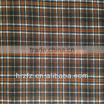 The coffee color plaid cloth