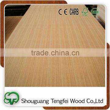 Burma teak veneer Bleached Poplar Veneer for fancy plywood