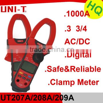 UT207A Factory Wholesale 3 3/4 1000A AC/DC Digital Clamp Meter