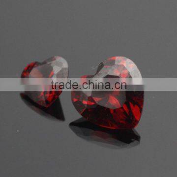 wholesale AAA heart shape cut synthetic cubic zircon zirconia loose stone diamond MOONSO