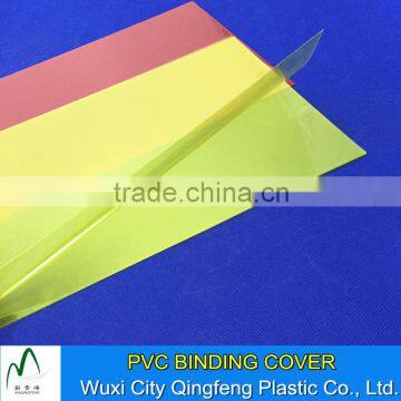 Transparent Red/Yellow/Blue/Green/Smoky Gray/Maroon/Clear A4 A3 Plastic PVC Book Binding Cover