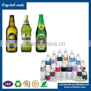 Plastic Bottle Label Material Label Paper Roll Soft Drink Bottle Sticker photo-4