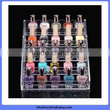 Durable competitive acrylic material nail polish display