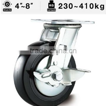 72 Series Swivel Side Lock PU Caster Heavy duty Caster