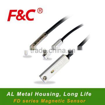 FD series AL Metal housing, Magnetic Sensors, Magnetic Reed Switch / Firm structure, Long LIfe, prevent damage.