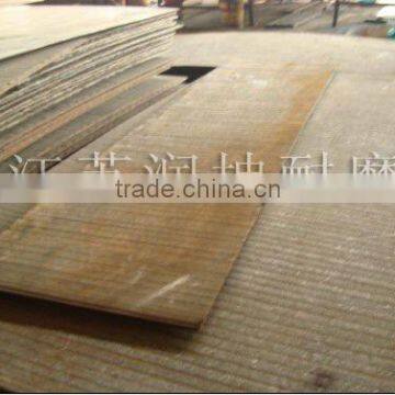 RK/1400*2800mm Q235 series hardfacing wear resistance plate/mining use/HRC57-62