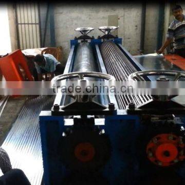 Small barrel corrugating machine