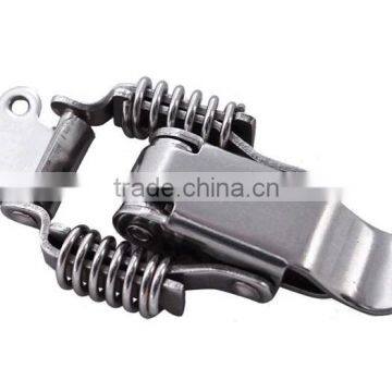 Stainless steel spring loaded toggle latch, Adjustable metal spring toggle latch hasp,Cabinet spring clasp