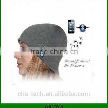 Hi-Fi winter stereo bluetooth beanie hat with headphone