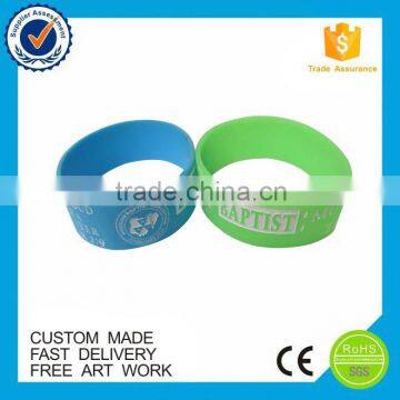 Fashion New Novelty Two Color Thick Silicone Bracelets photo-6