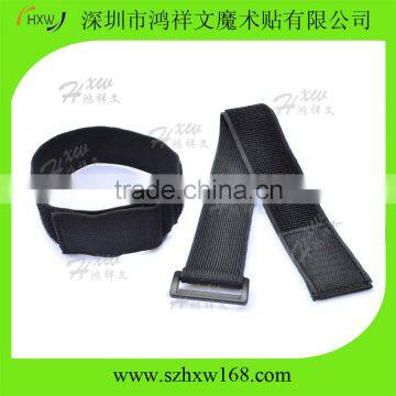 Nylon Yarn Rubber String Hook and Loop Strap Touch Fastener