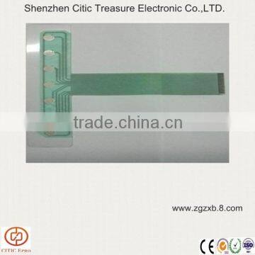 Treadmill keyboard membrane film circuit