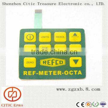 Customized Electronic Control Membrane switch panel ,Metal Dome PCB Membrane Switch