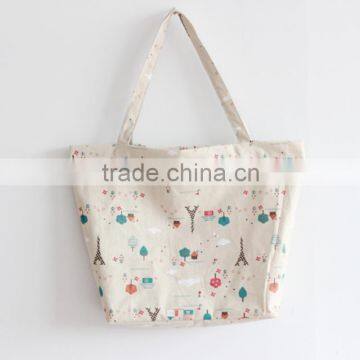 recycled diy cotton bag handmade cotton cloth bag black cotton bags with print