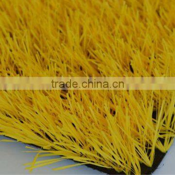 Premium yellow artificial lawn monofilament artificial grass sports field