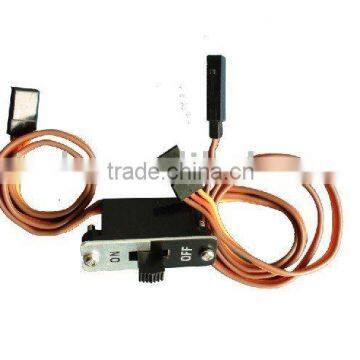 RC Switch Heavy Duty LED Receiver Battery On Off with JR extensionLead