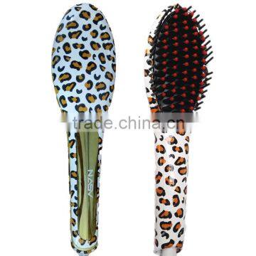2016 New Arrive NASV Beauty Star Hair Straightener Brush Varity Color With Ceramic Rotataing and LCD Display Ionic Hair Straight photo-5