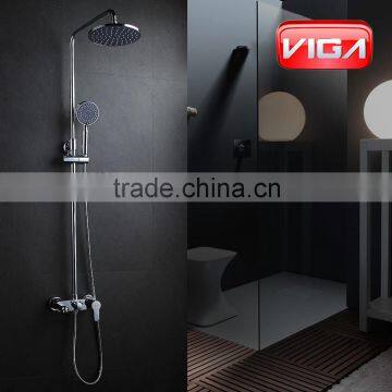 Rainfall chrome plated Shower head set/shower column