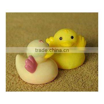 Flashing rubber ducks, bath duck, plastic toy