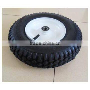 small rubber wheels for mower 12x3.50-6