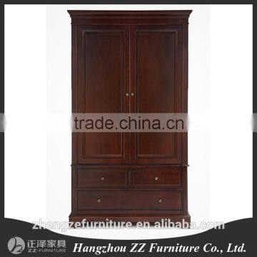 US style heavy solid wood wardrobe