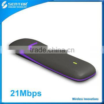 Factory wholesale HSPA+ 21Mbps 3G USB WiFi Dongle with Sim Card Slot