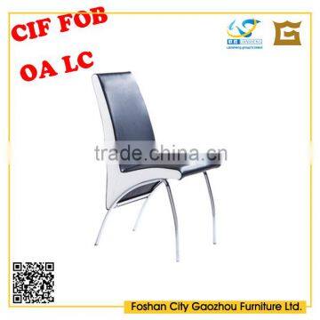 2016 modern design dining room furniture pu armless chair