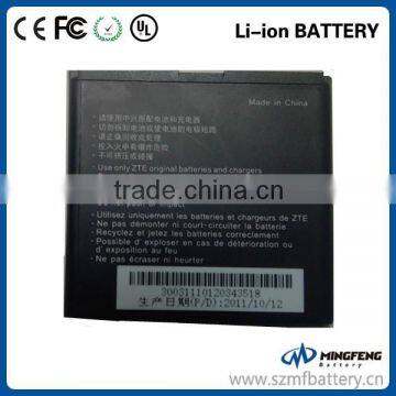 Good Quality Li-ion Battery For ZTE Mobile Phone Models V880 1250mAh Battey