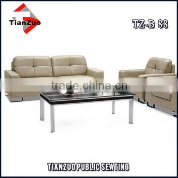 Good Quality Cream color leather office sofa