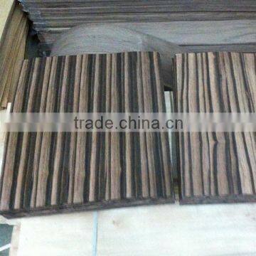 Natural Black Macassar Ebony Flooring Veneer