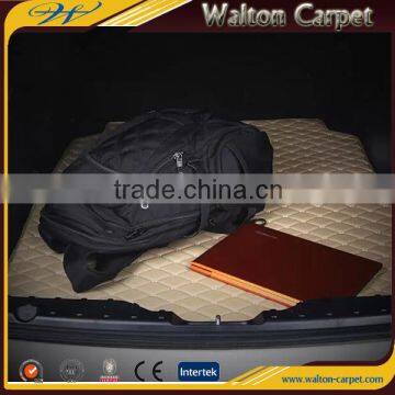 High end interior accessories non slip eco-friendly leather trunk mat